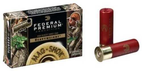 12 Gauge 5 Rounds Ammunition Federal Cartridge 3 1/2" 1 7/8 oz Lead #7